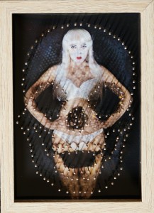 AUTORITRATTO TEC. MISTA CON SPILLI